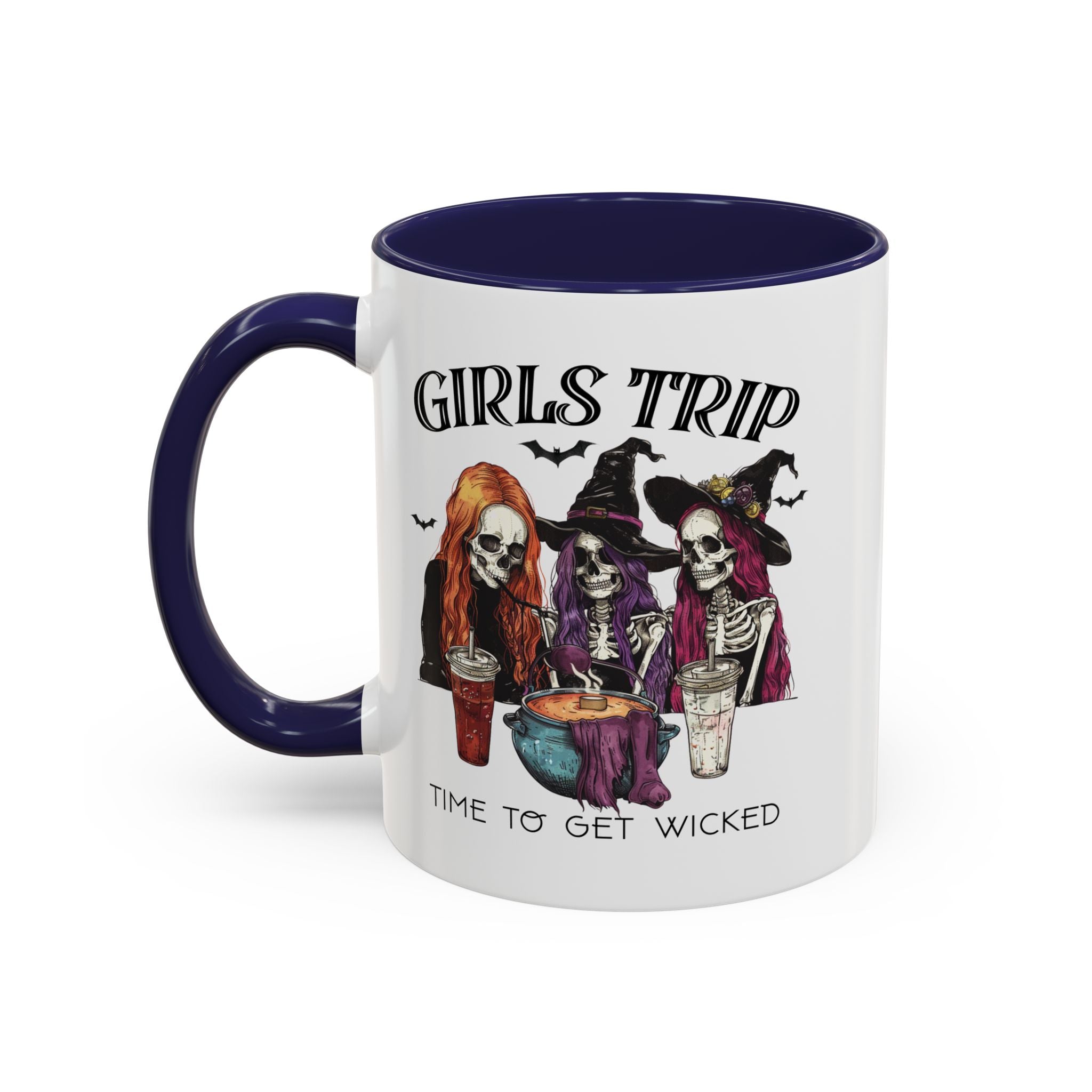 Wicked Girls Trip Coffee Mug, Halloween Gift, Spooky Vibes, Friends Gatherings, Witchy Decor, Fun Drinking Mug
