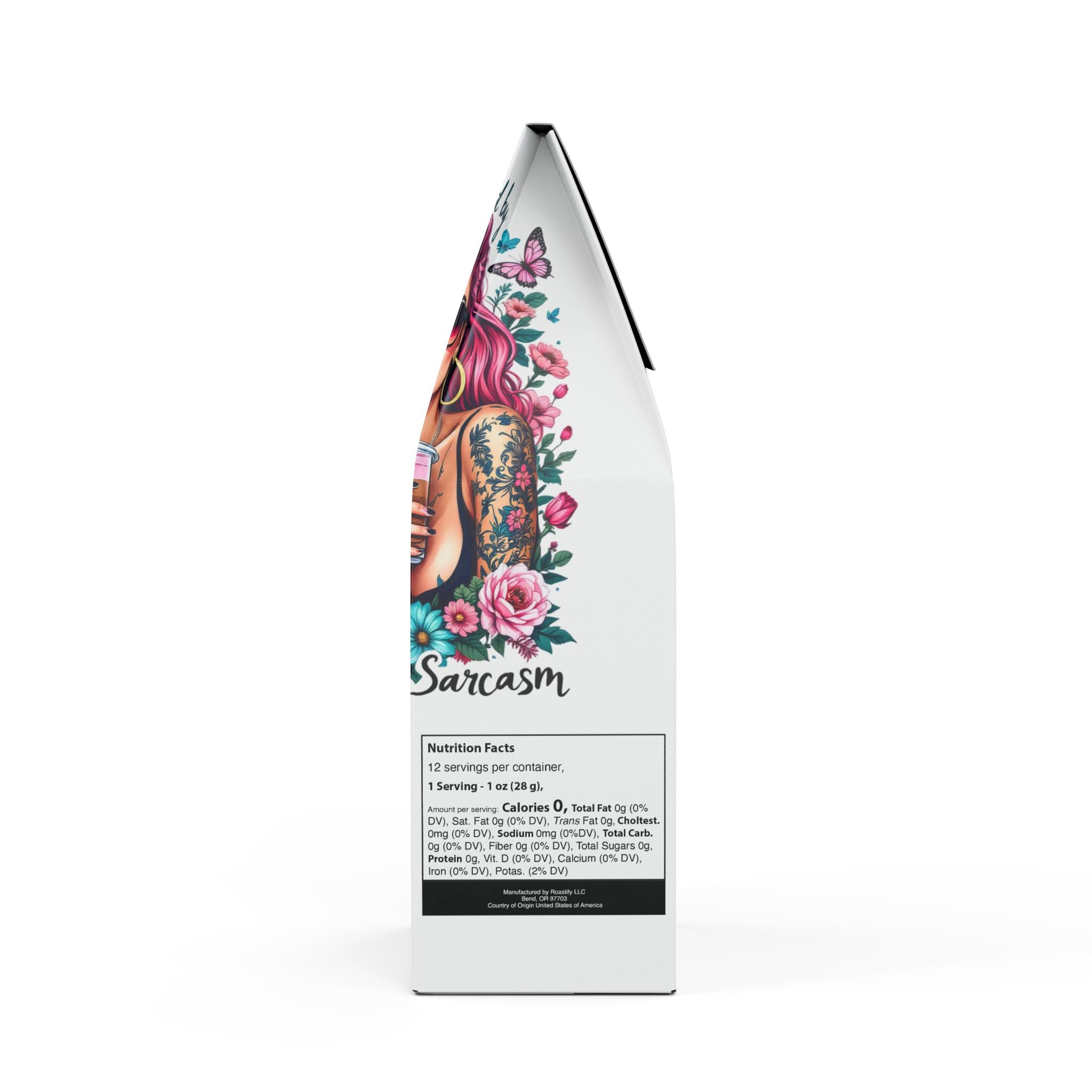 Coffee and Sarcasm Colombia Single Origin Coffee (Light-Medium Roast) art
