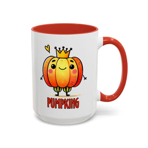 Pumpkin King Coffee Mug, Cute Mug for Fall, Halloween Decor, Gift for Pumpkin Lovers, Funny Holiday Mug, Fun Kitchenware