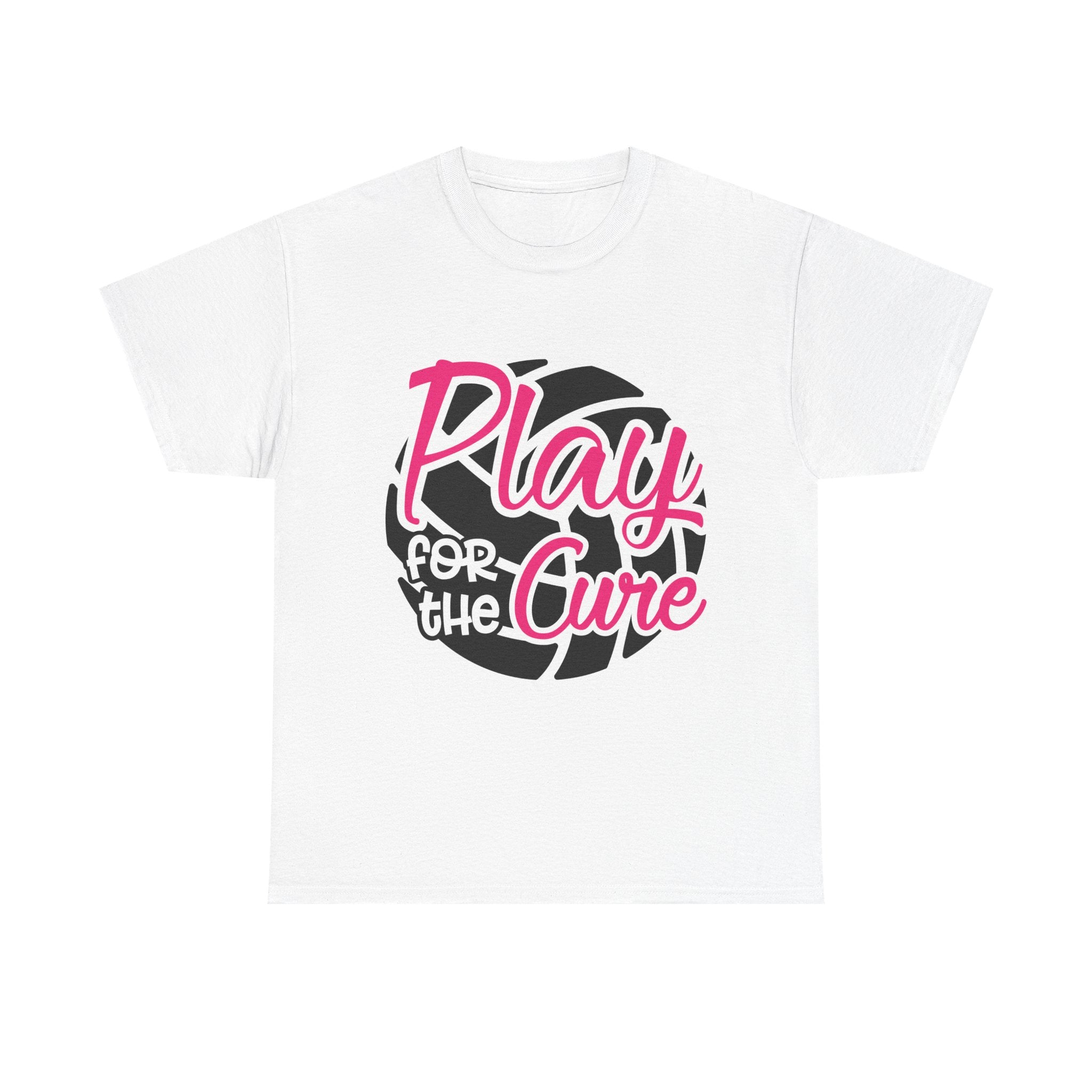 Unisex Motivational Sports Tee - "Play for the Cure" - Ideal for Team Events, Charity Runs, Sports Fans, Fitness Gifts, Casual Wear, [...]