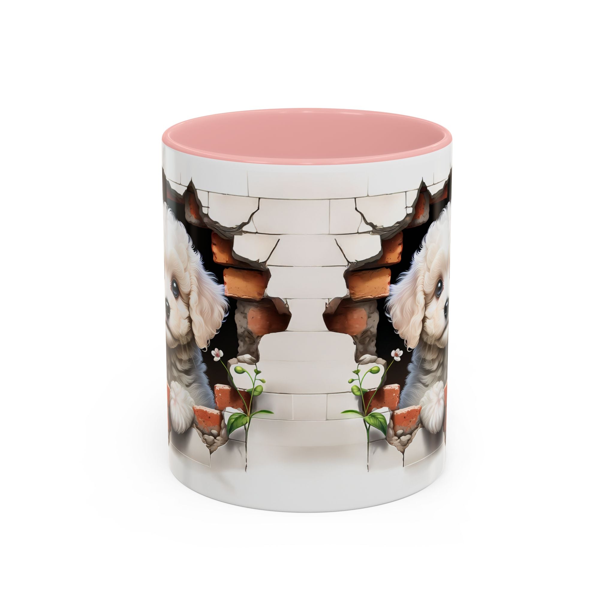 Cute Puppy Accent Coffee Mug - Adorable Dog Lover Gift, Pet-Themed Mug, Home Decor, Ideal for Gifts, Animal Enthusiast