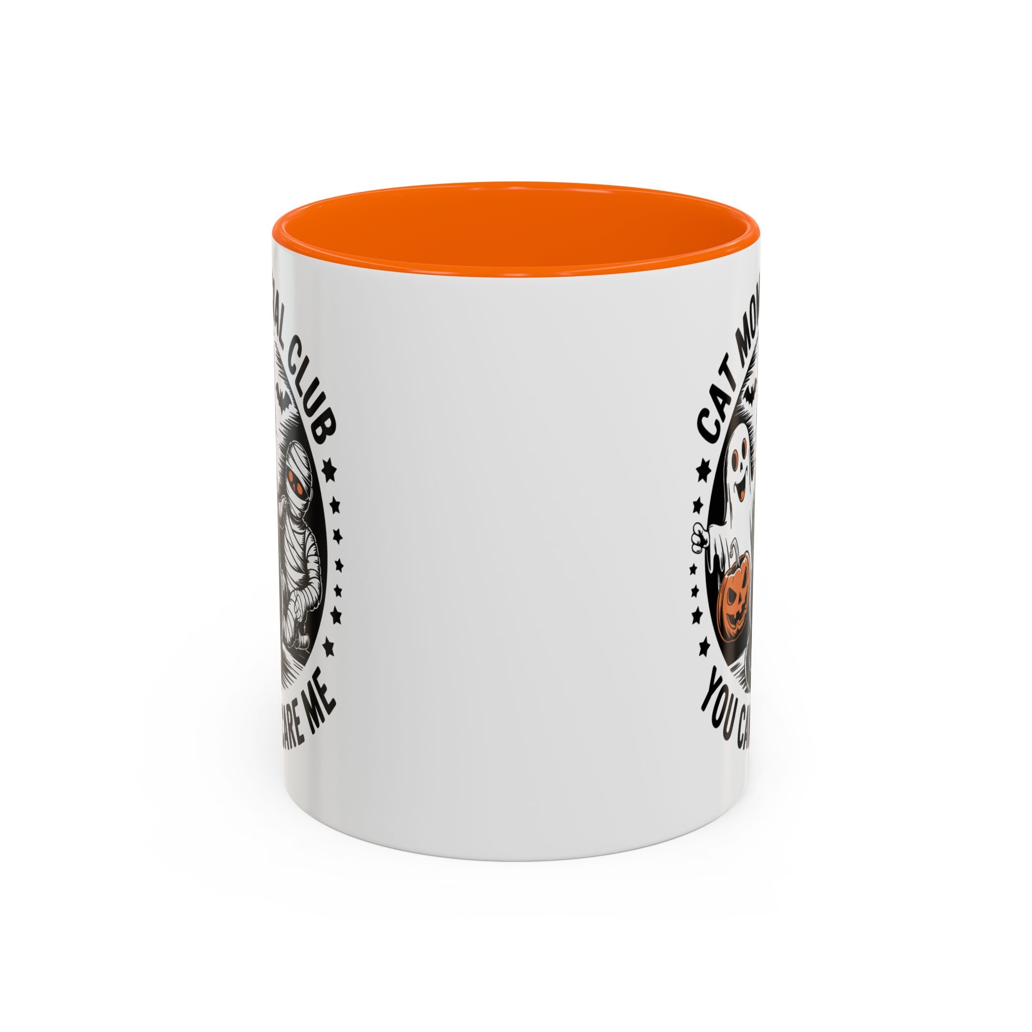 Halloween Cat Mom Coffee Mug - Spooky Social Club Design