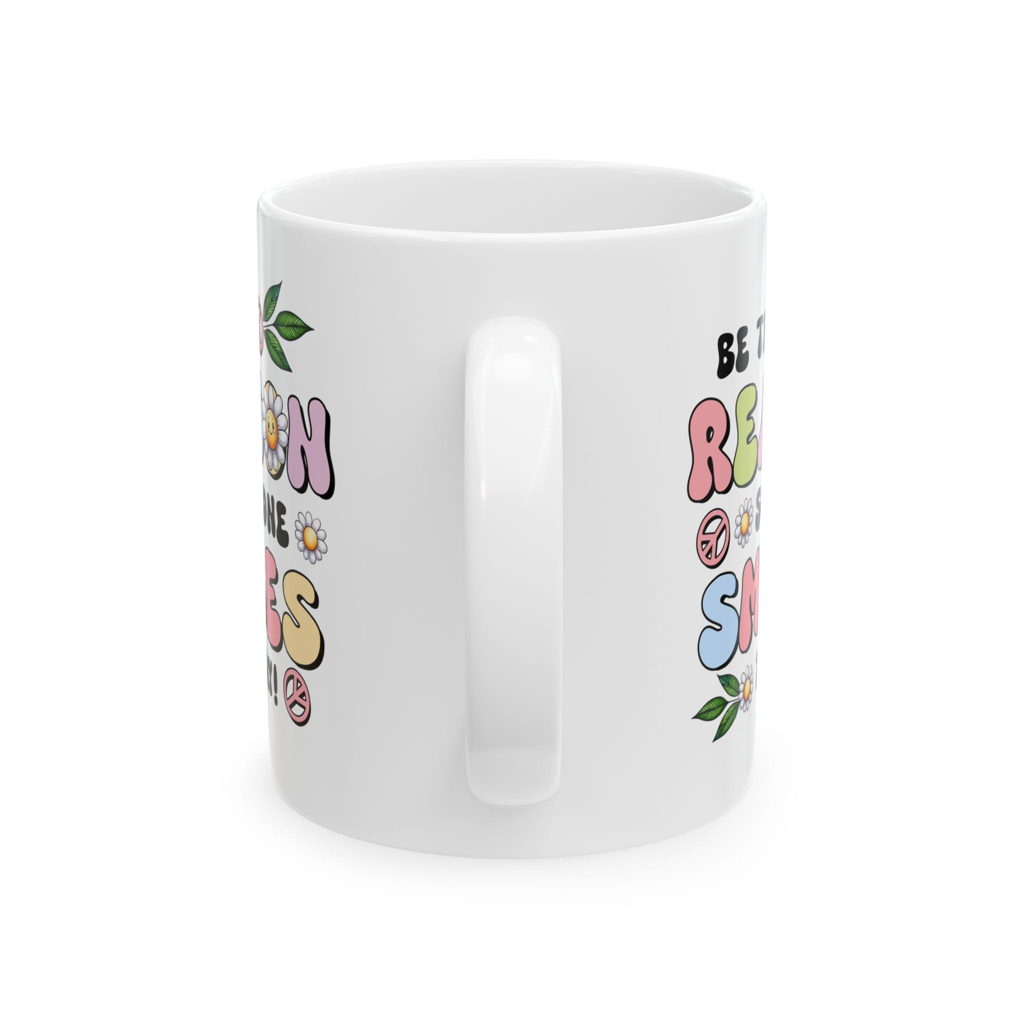 Cheerful coffee Mug - Be the Reason Someone Smiles Today! Ideal Gift for Friends, Birthdays, Motivational Coffee Cup, Home & Office Decor
