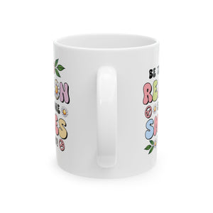 Cheerful coffee Mug - Be the Reason Someone Smiles Today! Ideal Gift for Friends, Birthdays, Motivational Coffee Cup, Home & Office Decor