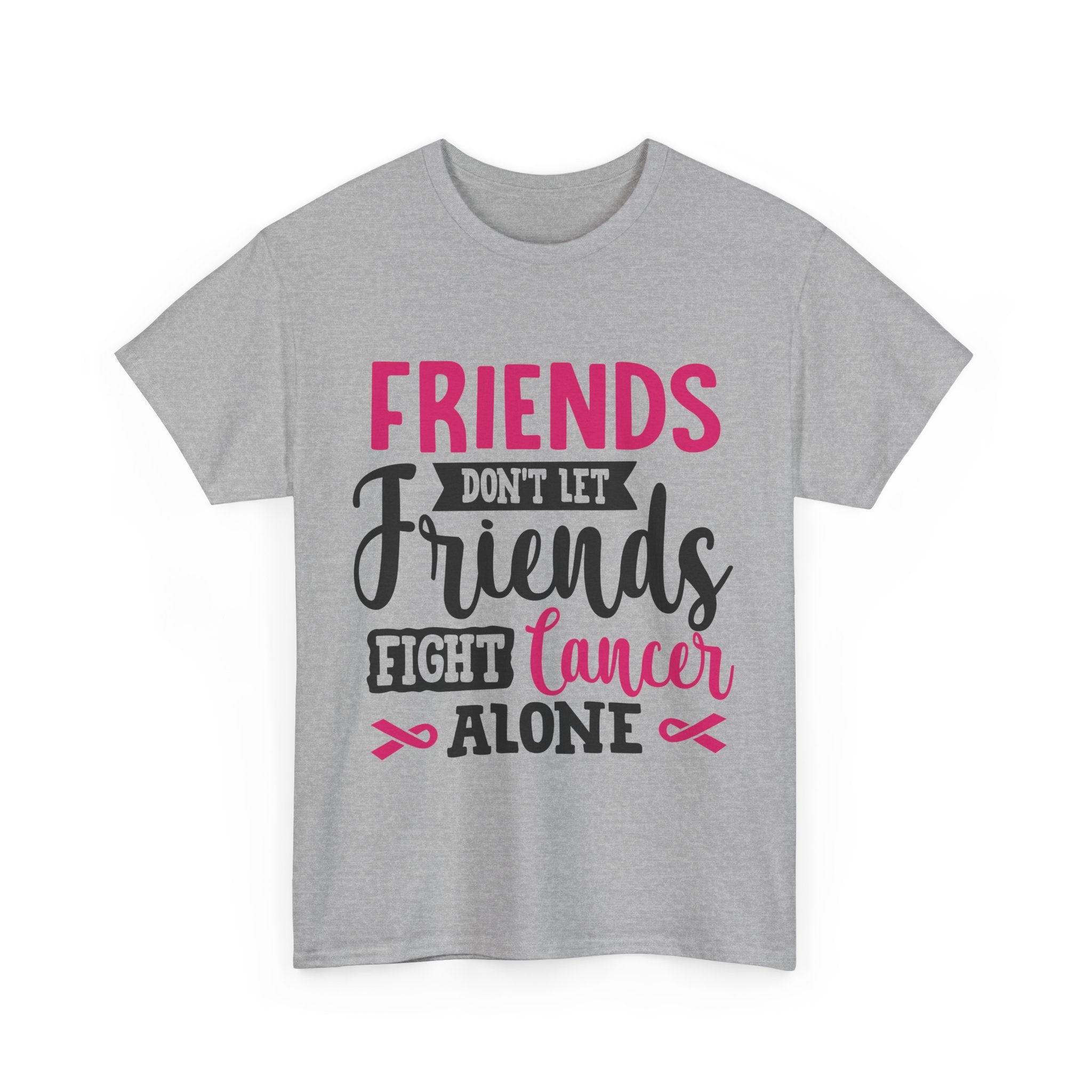 Unisex Cancer Awareness Tee, Support Friends, Fight Cancer Together, Inspirational Gift, Awareness Event Shirt