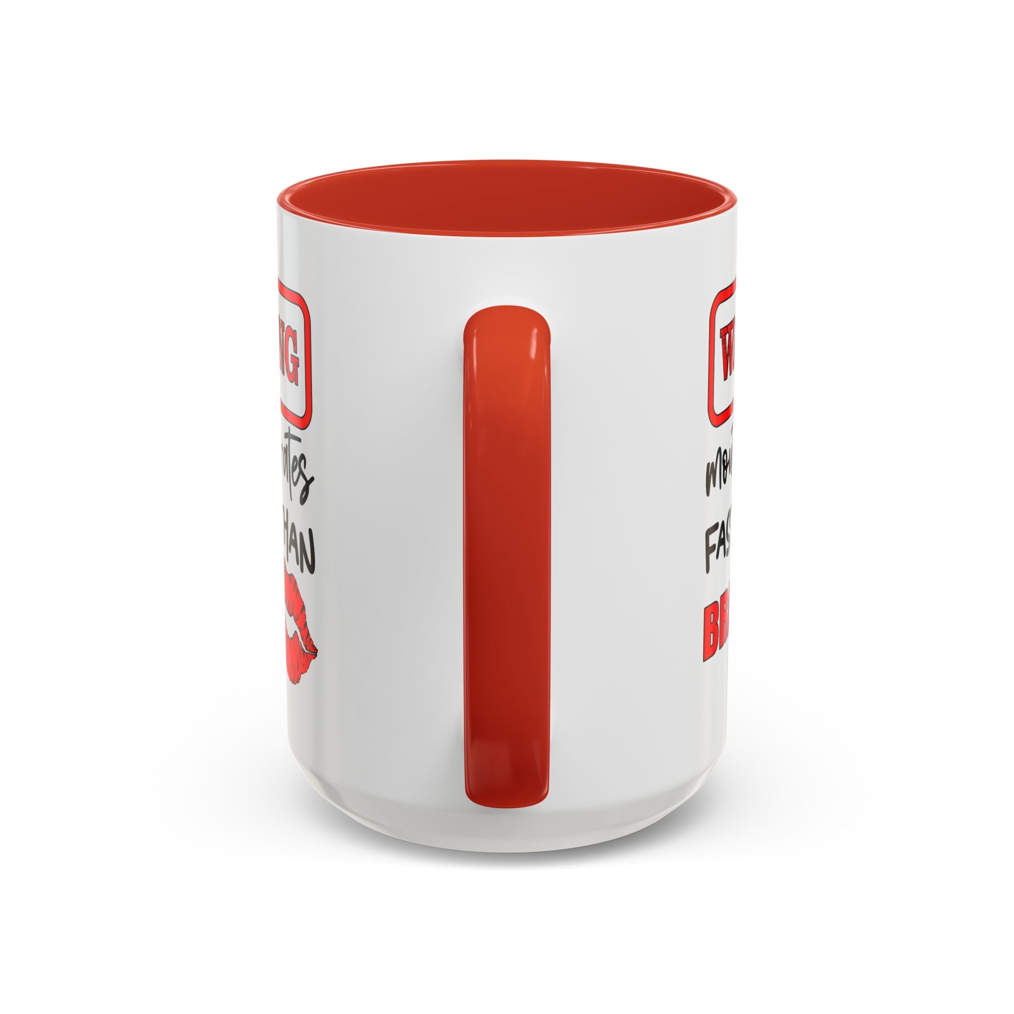 Funny Warning Coffee Mug - 'Mouth Operates Faster Than Brain' - Perfect for Coffee Lovers