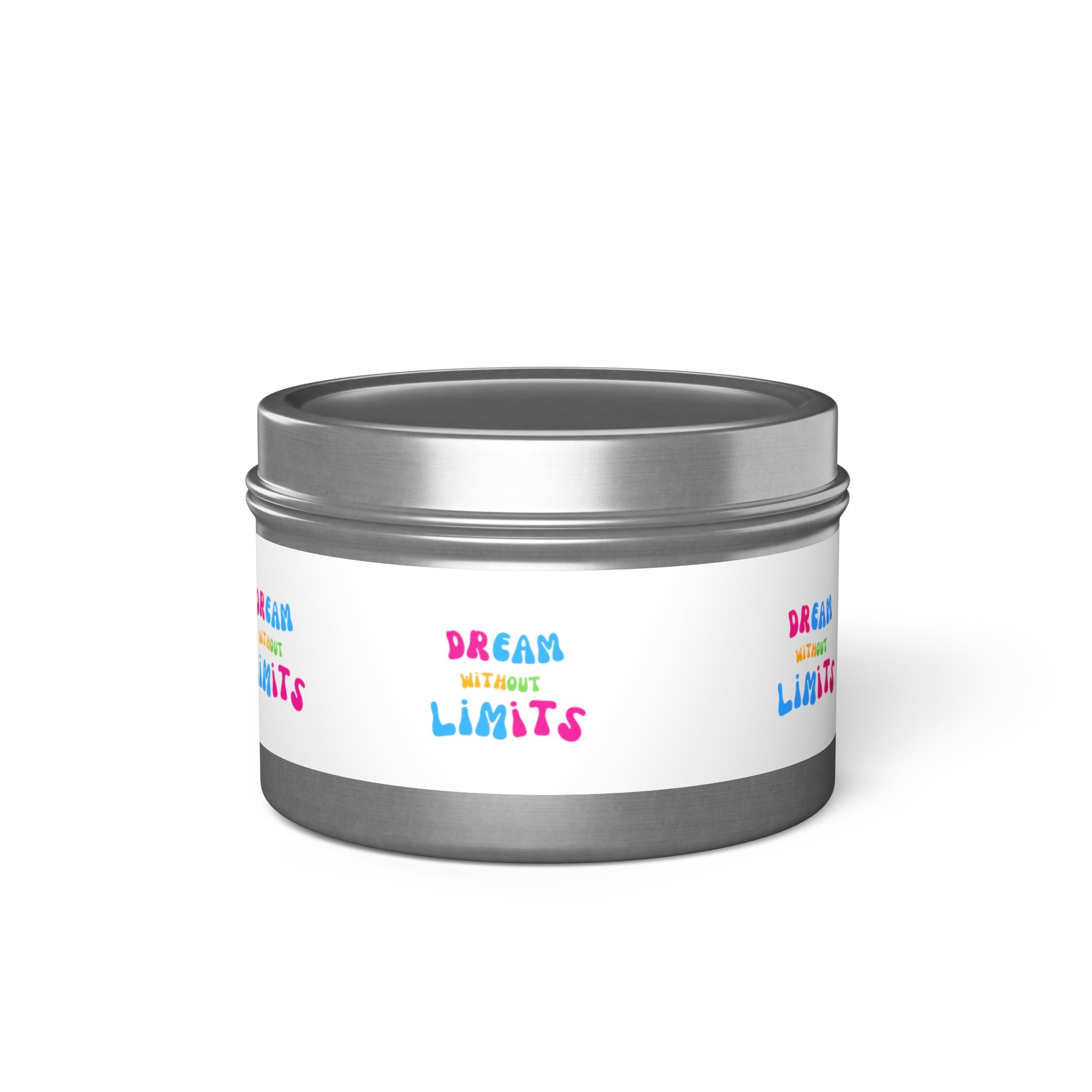 Dream without limits scented Tin Candles