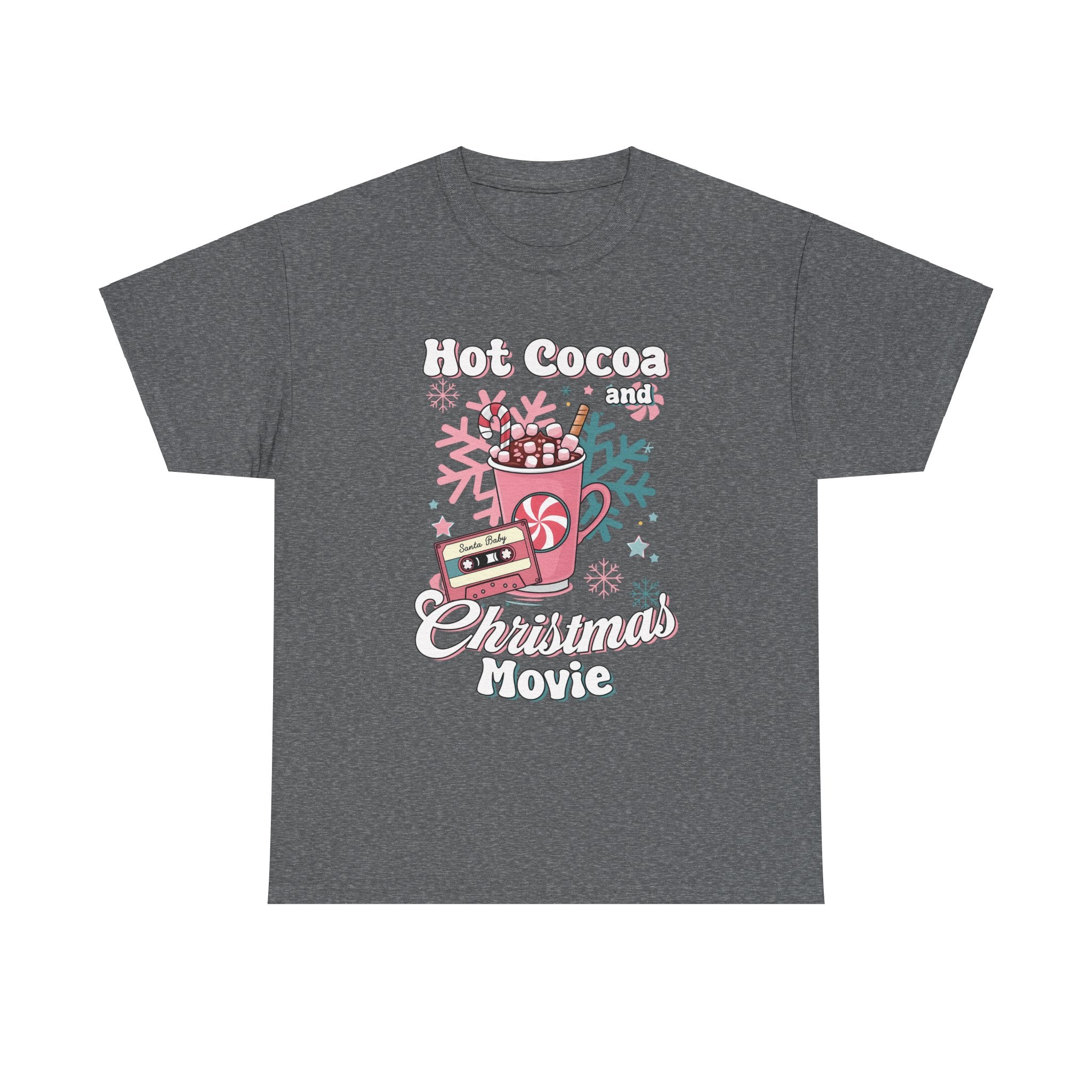 hot cocoa and christmas movie Unisex Heavy Cotton Tee