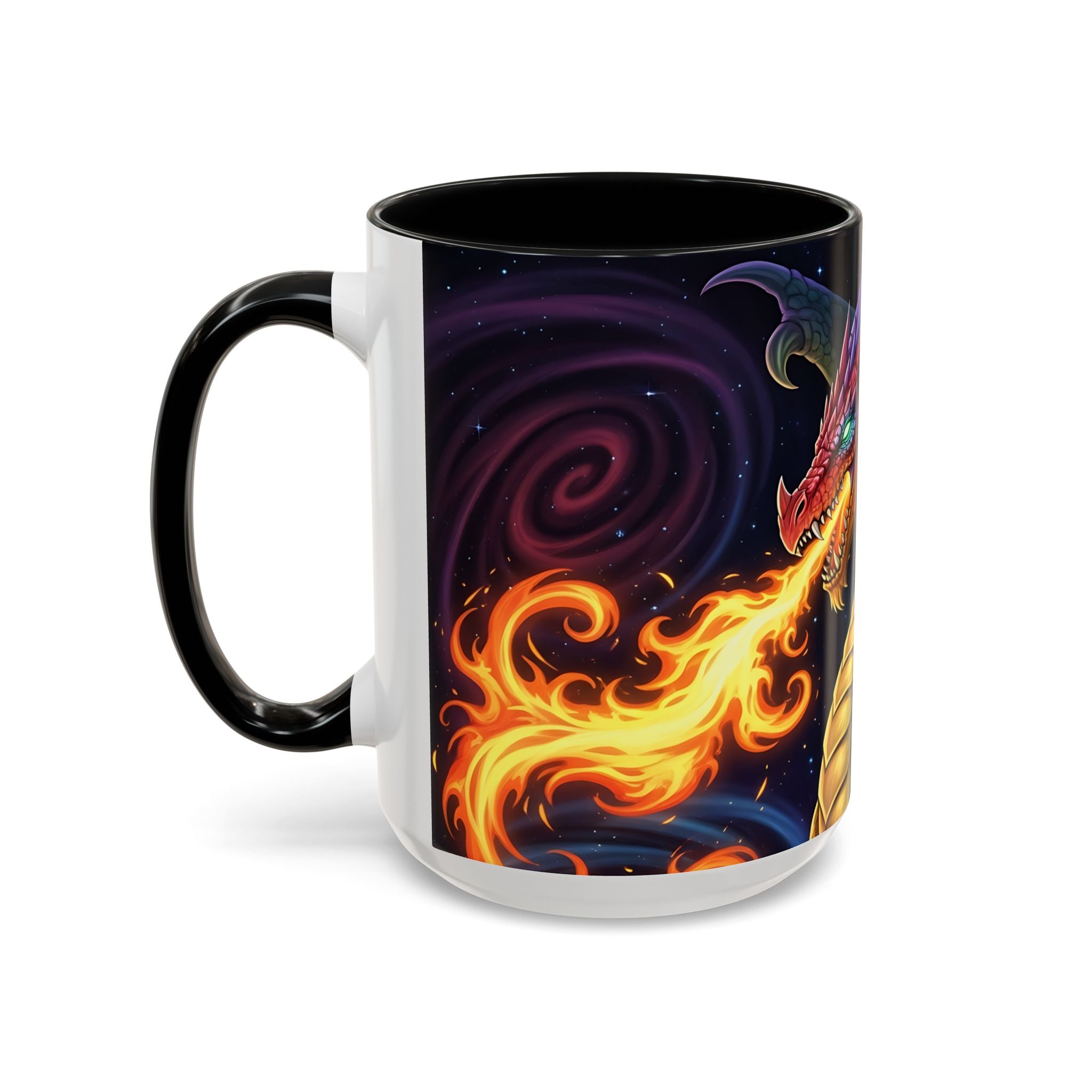 green  Dragon Accent Coffee Mug - 11 & 15oz Fantasy Drinkware
