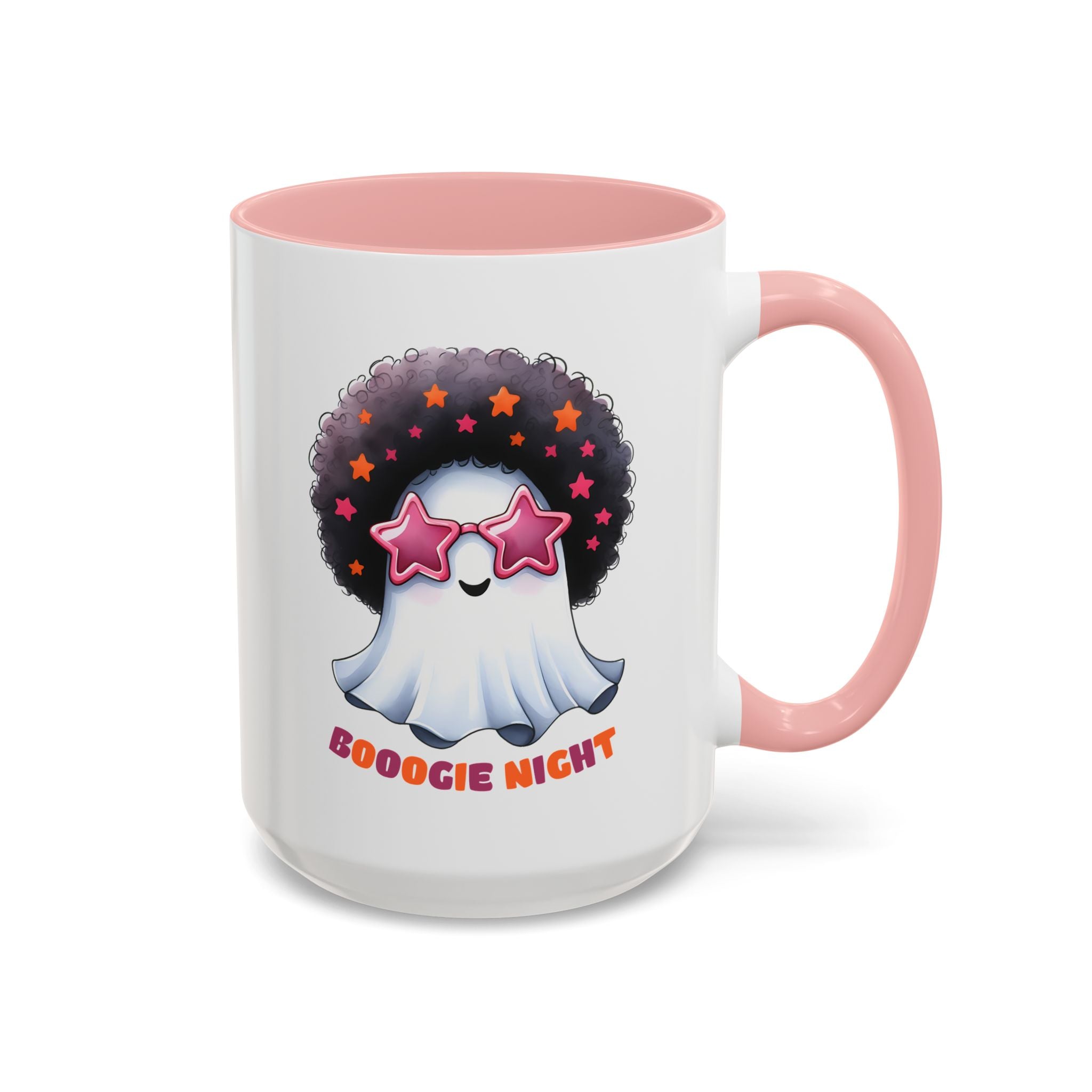Groovy Ghost Coffee Mug - Fun, Whimsical Mug for Halloween, Parties, Gift for Friends, Unique Home Decor, Boogie Night