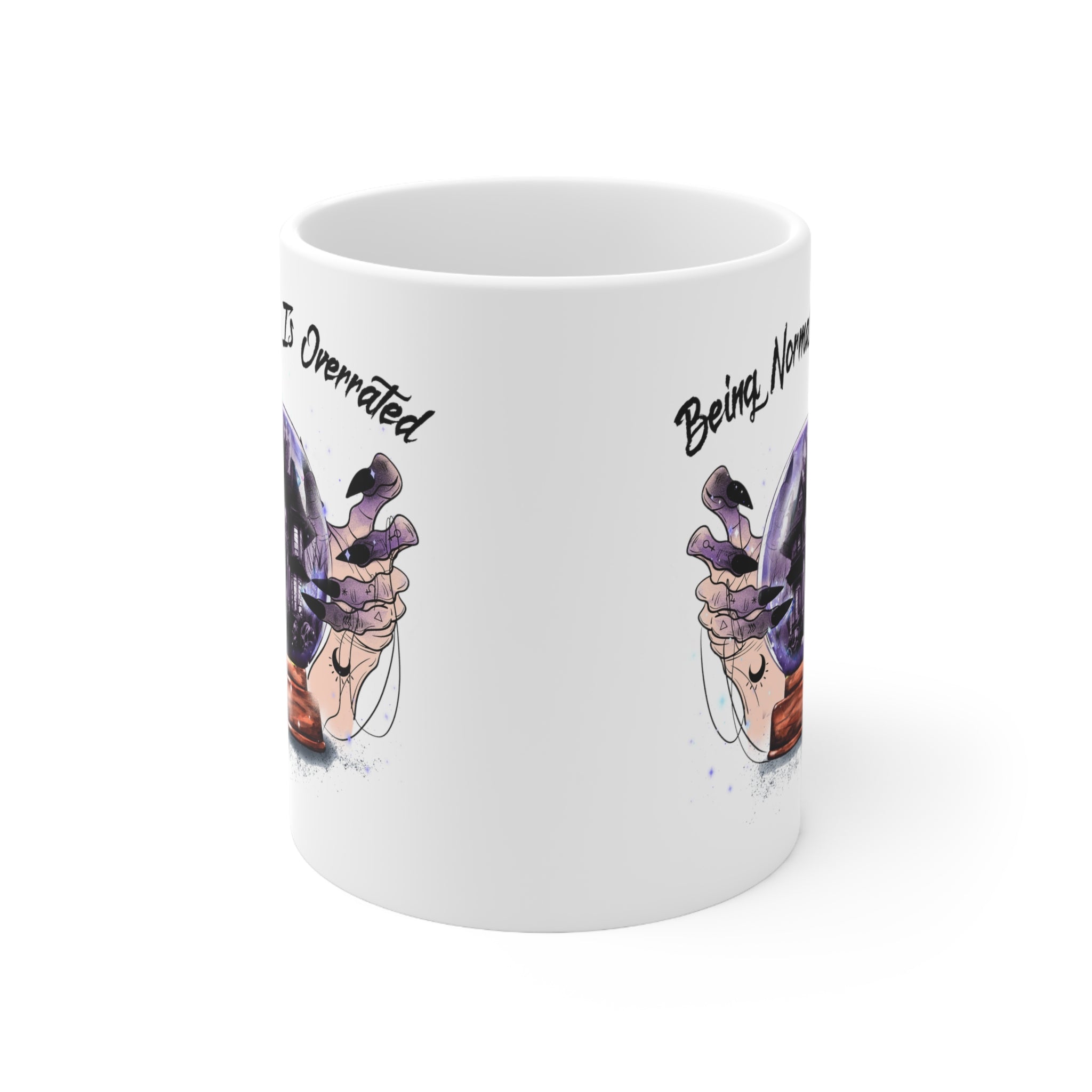 Halloween coffee mug normal is overrated Ceramic Mug 11oz gift for her mom grandma great stocking stuffer