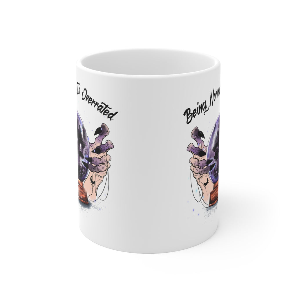 Halloween coffee mug normal is overrated Ceramic Mug 11oz gift for her mom grandma great stocking stuffer