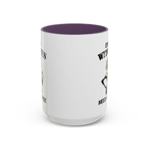 Witchy Coffee Mug - Even Witches Need Coffee, Spooky Gift, Halloween Decor, Witch Lover's Mug, Unique Coffee Cup