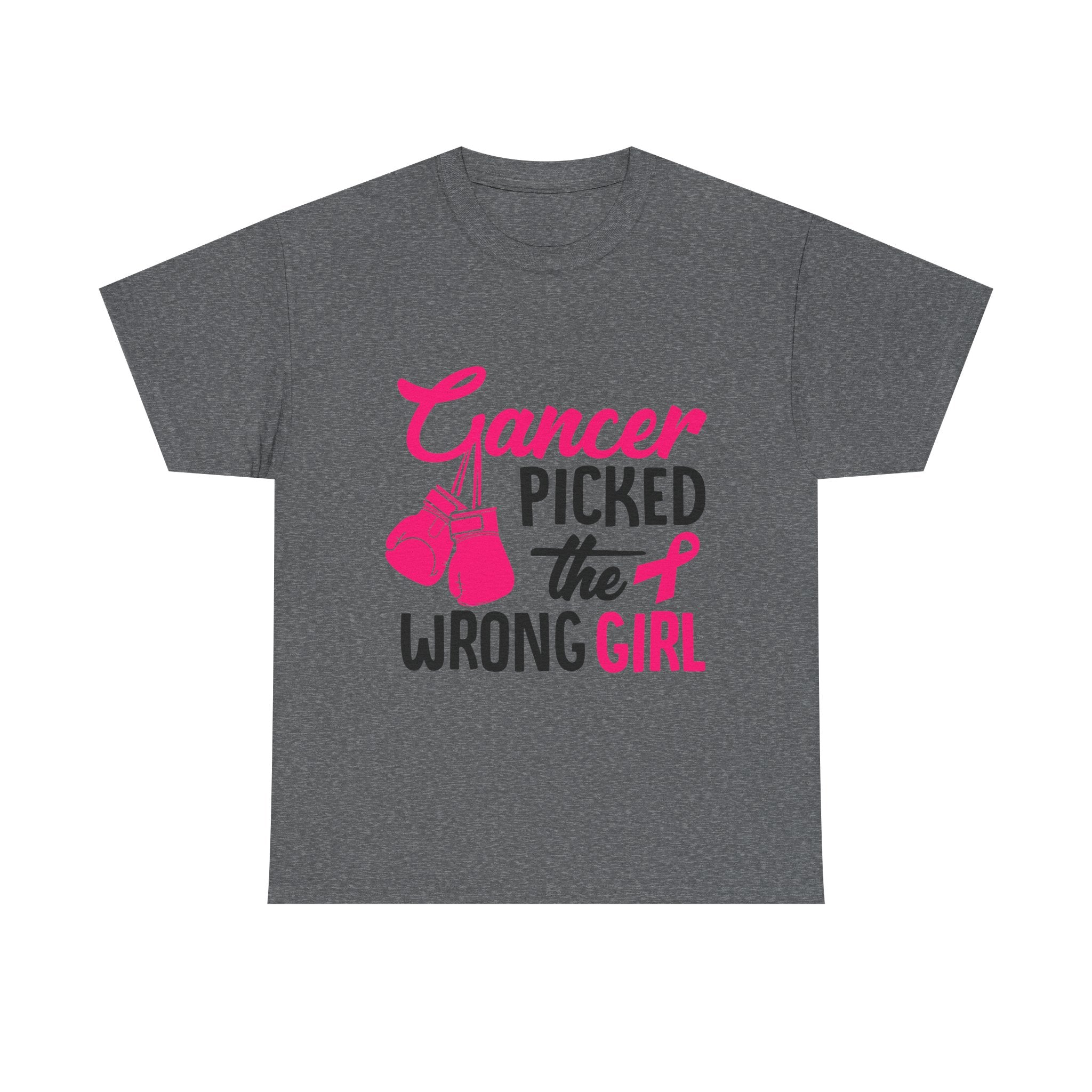 Empowering Cancer Awareness Tee, Inspirational T-Shirt, Unisex Cotton Tee for Fighters, Gift for Cancer Survivors, Supportive Apparel