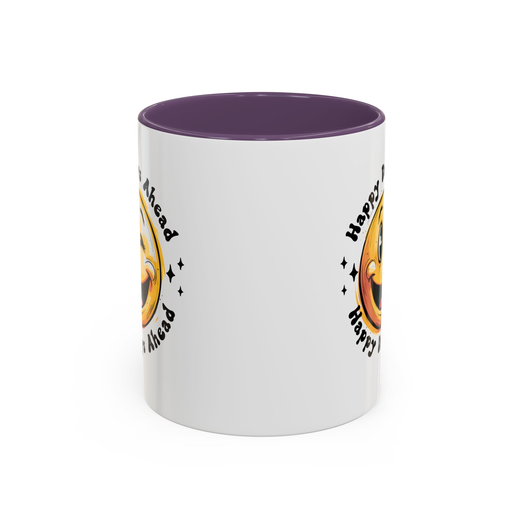Happy Days Ahead Coffee Mug - Smiley Face Design - 11oz & 15oz