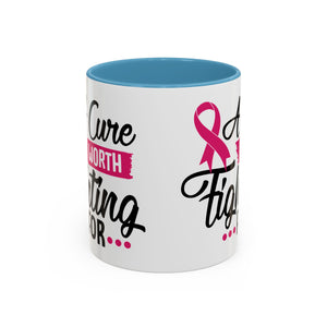Inspirational Breast Cancer Awareness Mug, Supportive Gift for Fighters, 11oz & 15oz Coffee Cup - Perfect for Fundraisers, Hope, [...]