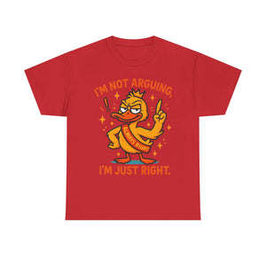 Funny attitude always right Tee, Casual Wear, Gift for Friends, Humor T-Shirt,  Loungewear, Birthday Gift