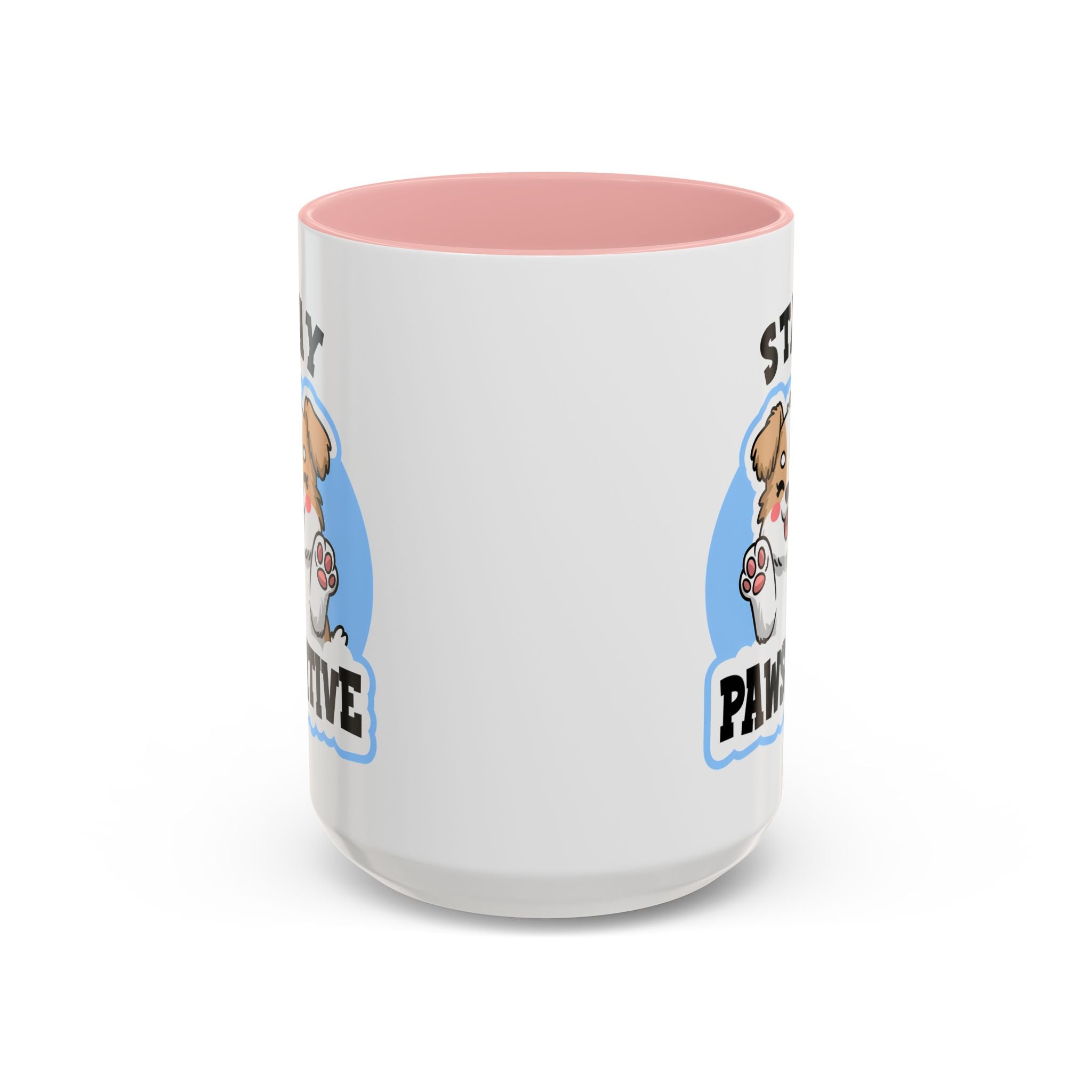 Cute Stay Pawsitive Coffee Mug - Perfect Gift for Dog Lovers mental health