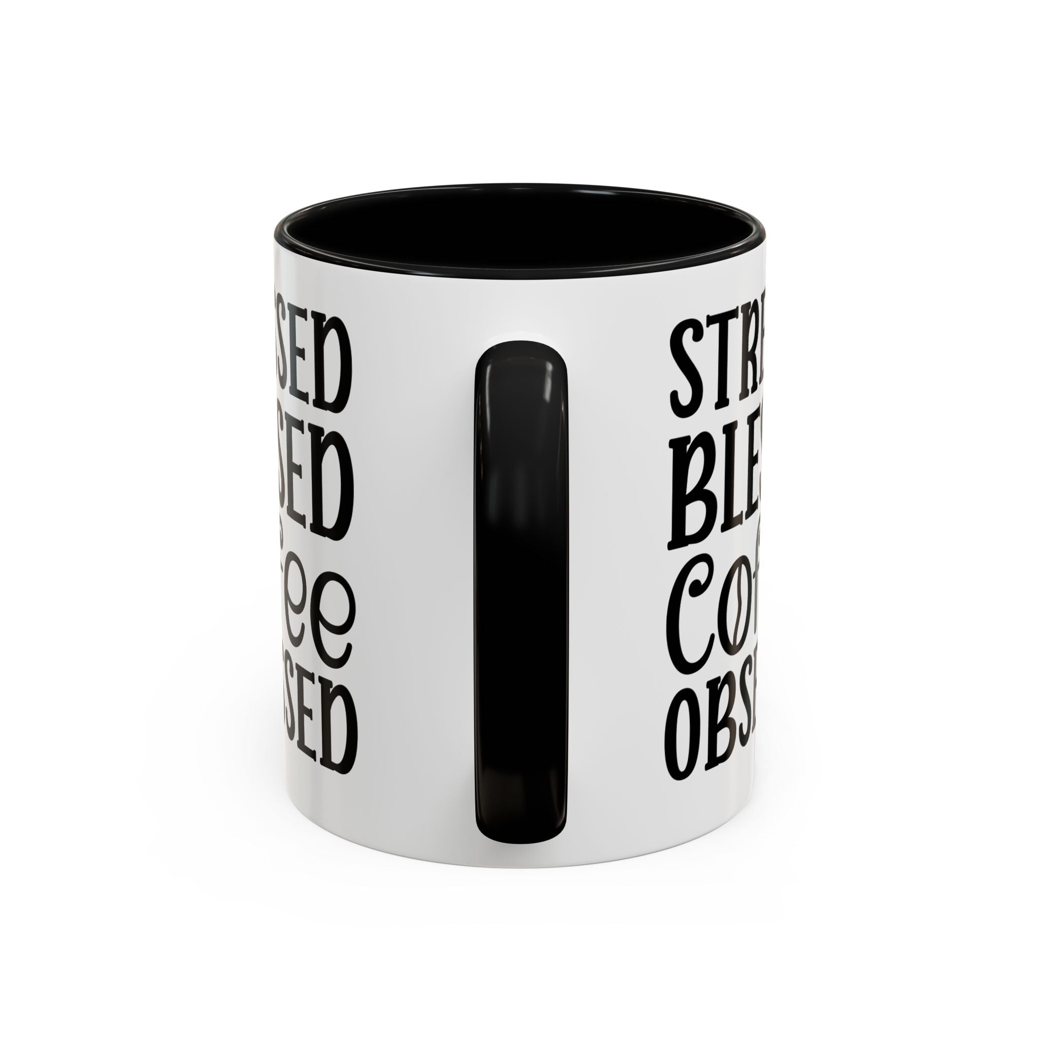 Stressed Blessed Coffee Obsessed Mug, Motivational Coffee Mug, Gift for Coffee Lovers, Funny Office Mug, Self-Care Gift Idea