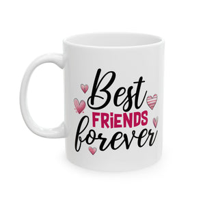 Best Friends Forever coffee Mug - Cute Gift for Friendship, Birthday, BFF, Coffee Lover, Tea Mug