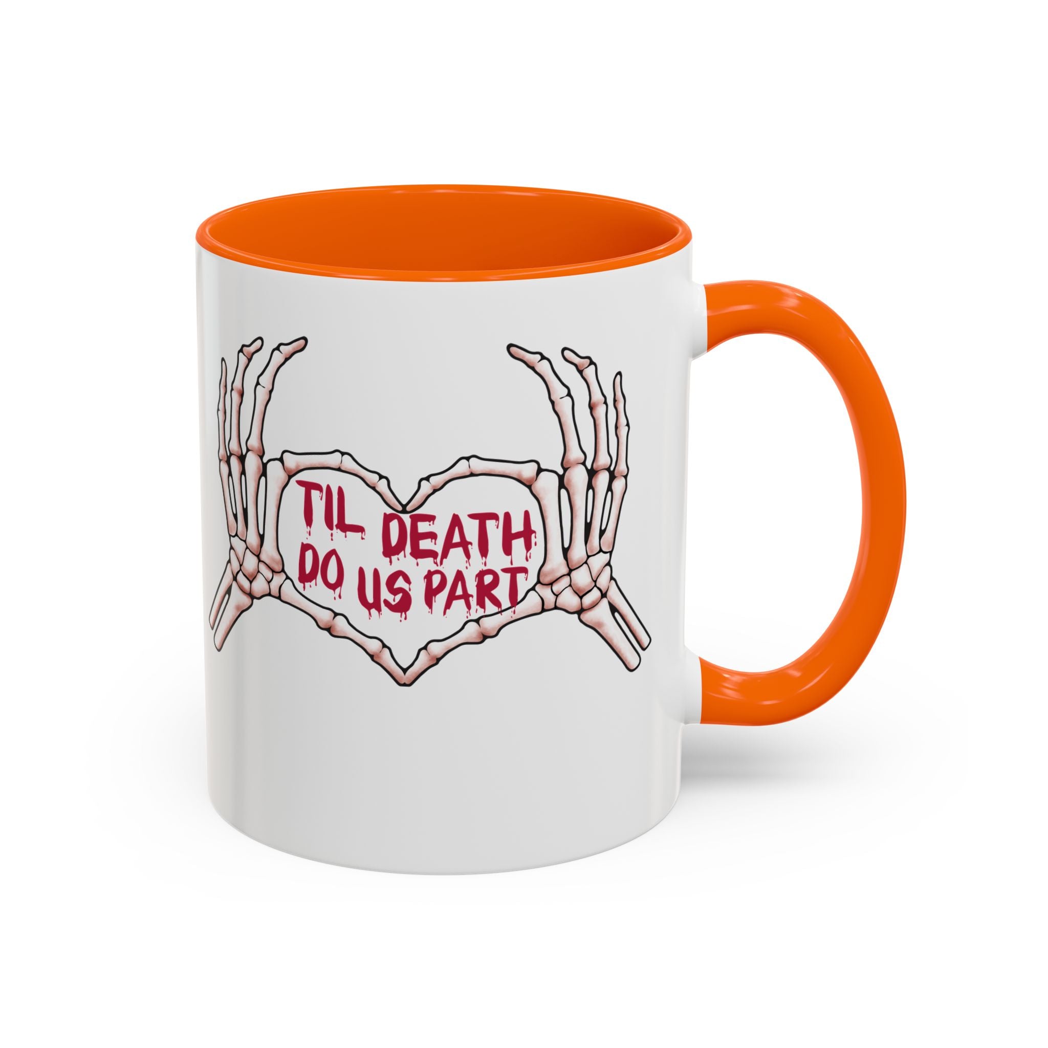 Til Death Do Us Part Skeleton Hands Coffee Mug
