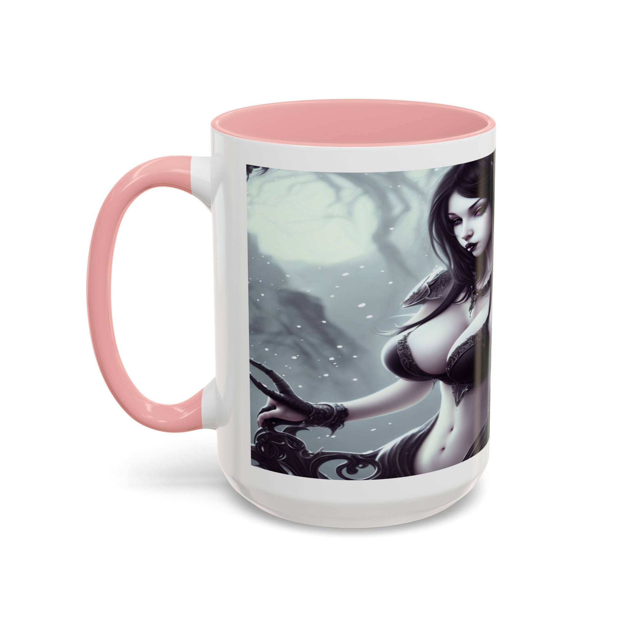 sexy busty woman Gothic Fantasy Coffee Mug – 11oz & 15oz Sculpted Design horror art