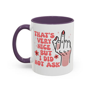Sassy Accent Coffee Mug, Funny Gift, Humor Mug, Conversation Starter, Coffee Lover Gift, Unique Handmade Mug