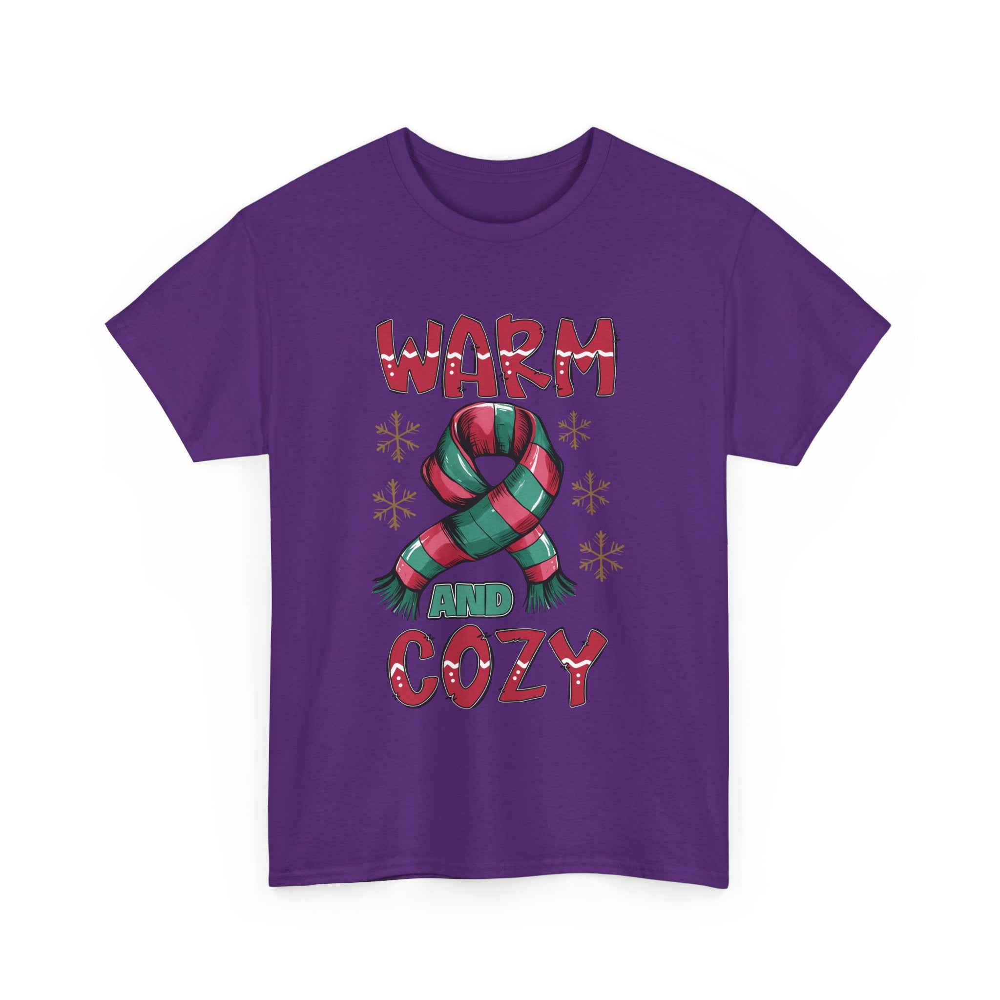 christmas warm and cozy Unisex Heavy Cotton Tee men women