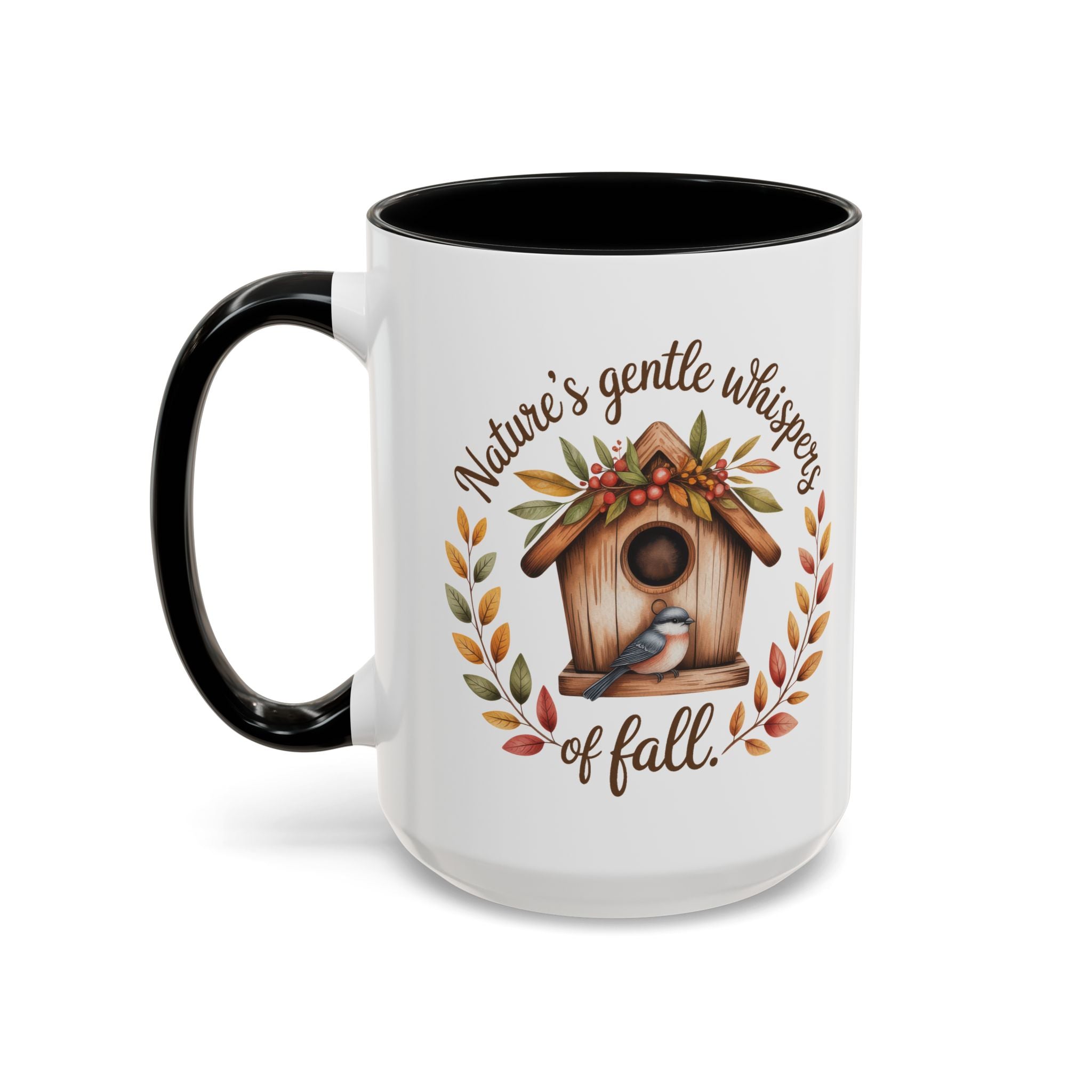 Nature's Gentle Whispers Fall Coffee Mug nature lovers cup