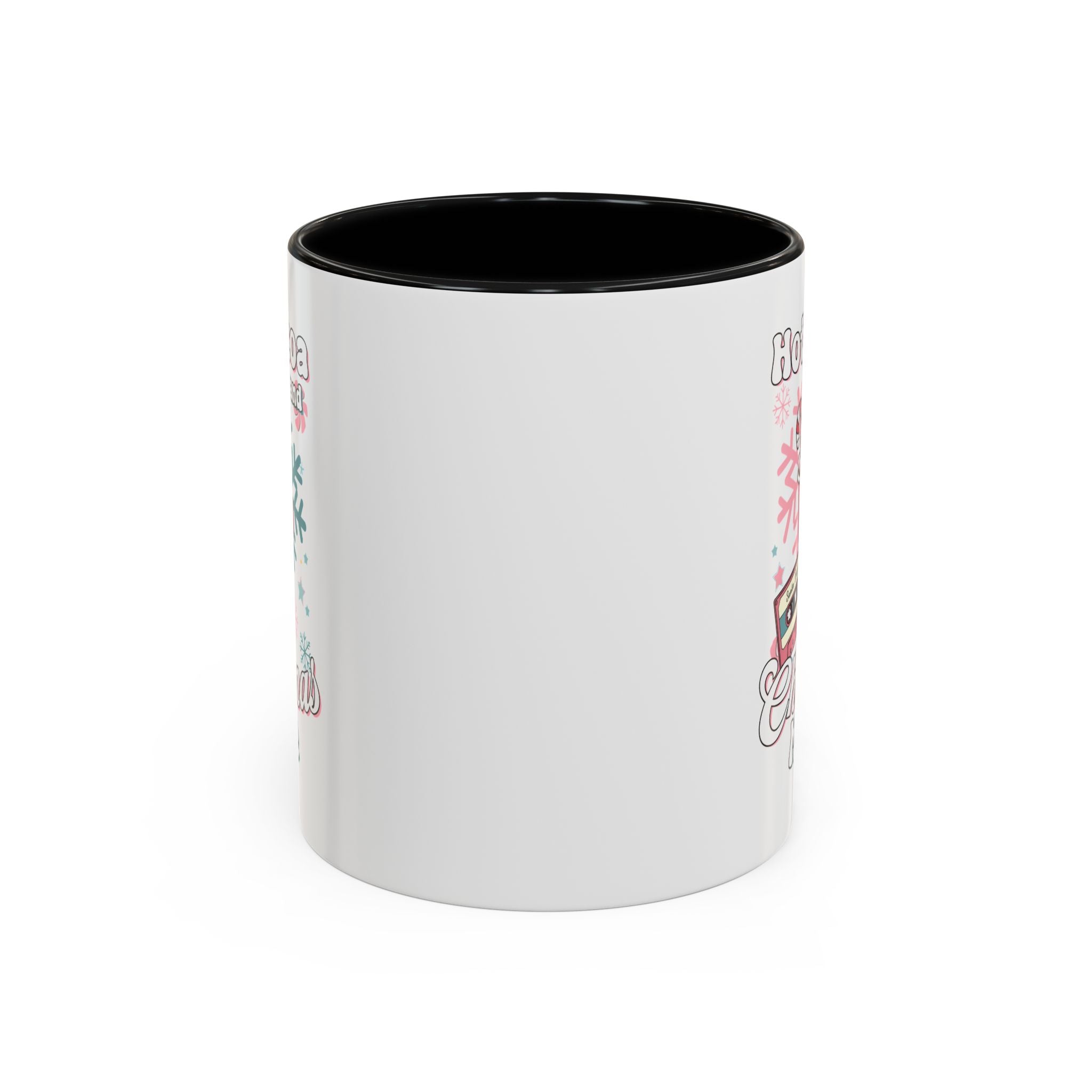 Hot Cocoa & Christmas Movie Mug, Cozy Holiday Cup, Winter Gift, Festive Beverage Container, Cute Coffee Mug