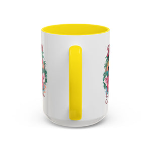 Feral Girl Summer Coffee Mug - Accent Design for Animal Lovers