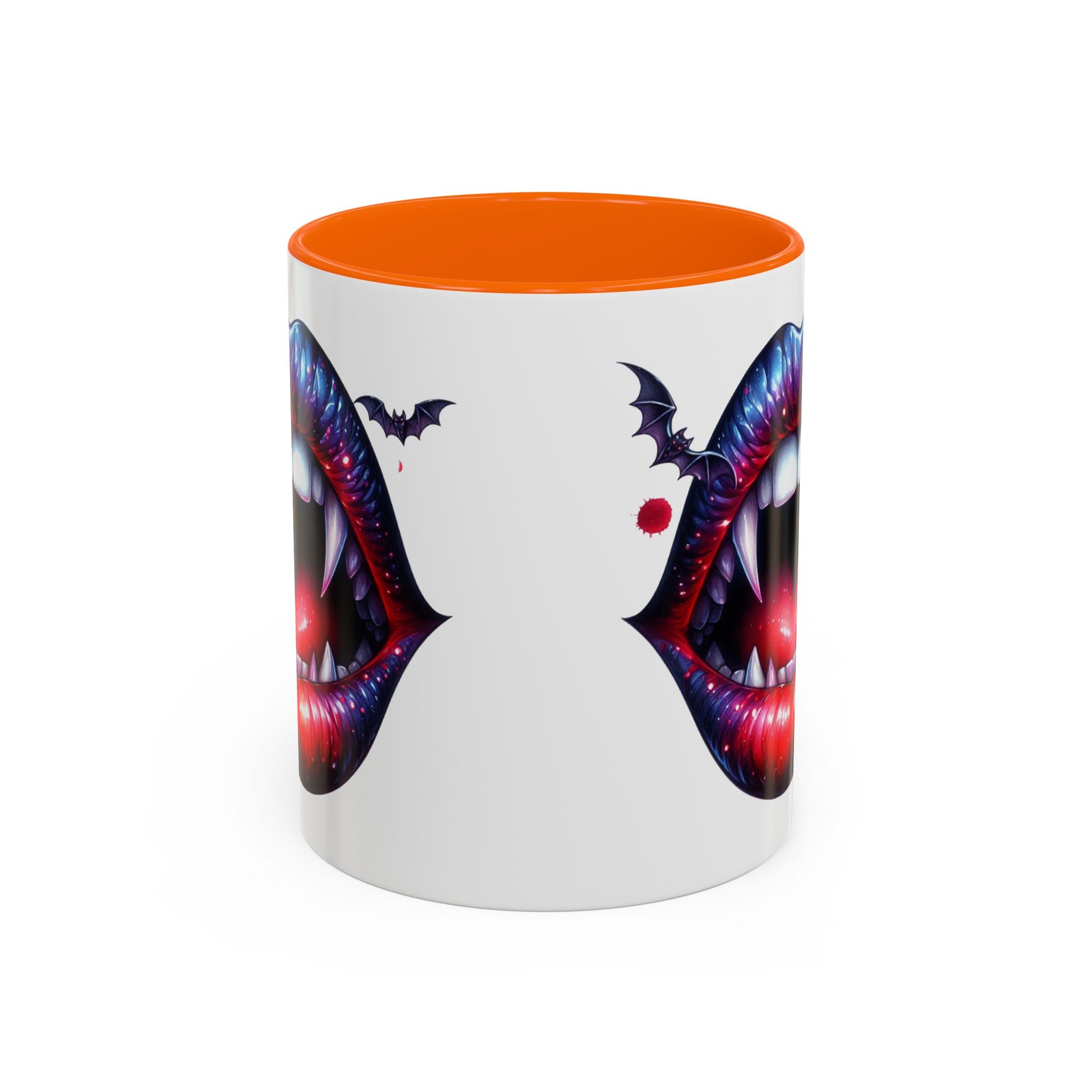 Vampire Lips Coffee Mug, Gothic Drinkware, Halloween Gift, Spooky Kitchen Decor, Vampires, Halloween Party Accessories