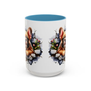 Charming Dog-Themed Coffee Mug, Perfect for Pet Lovers, Gift for Dog Owners, Cute French Bulldog Art, Ideal for Birthdays and Holidays