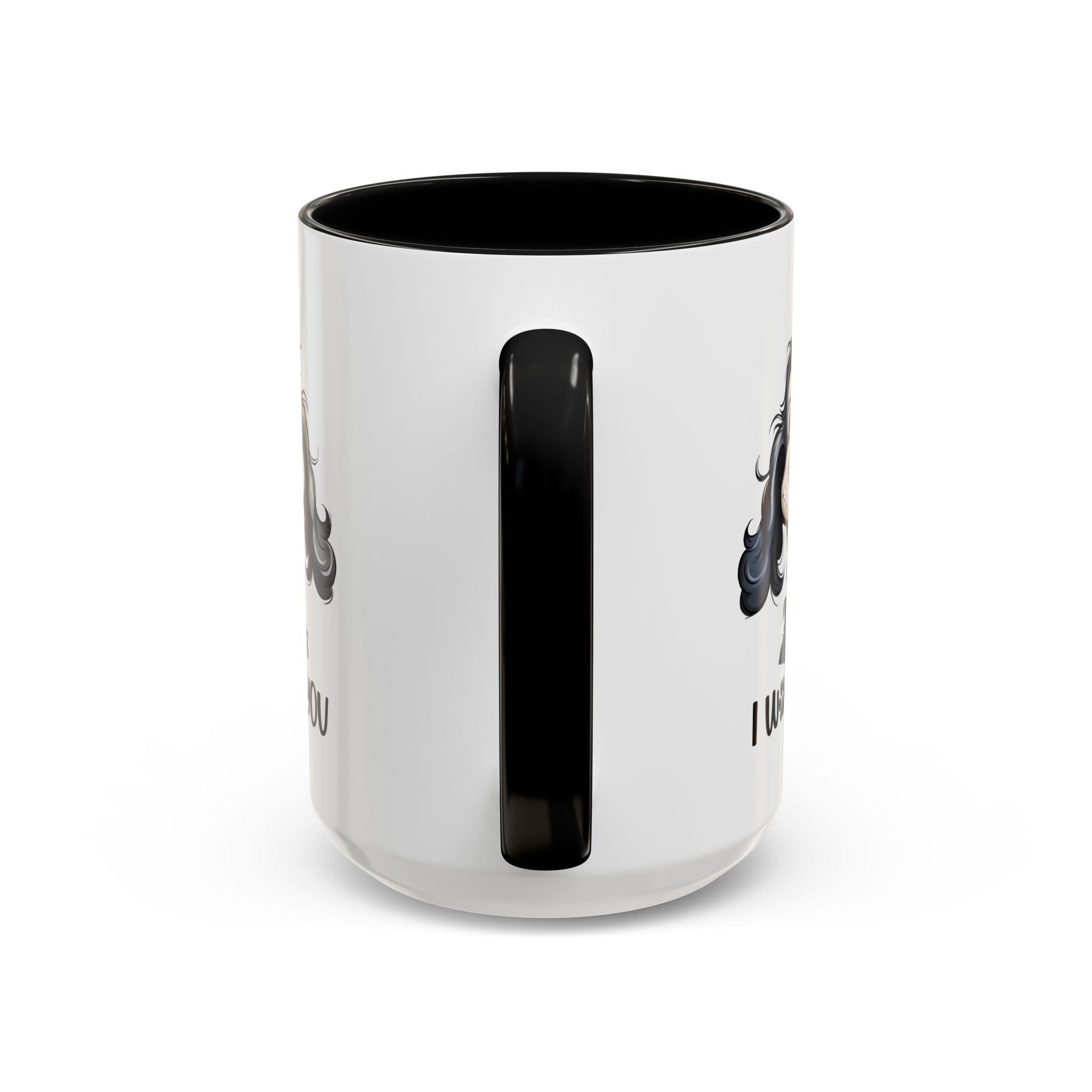 Dog Lover's Accent Coffee Mug - I Woof You, Pet Gift, Animal Lover Cup, Dog Mom Mug, Cute Dog Design, Fun Coffee Cup