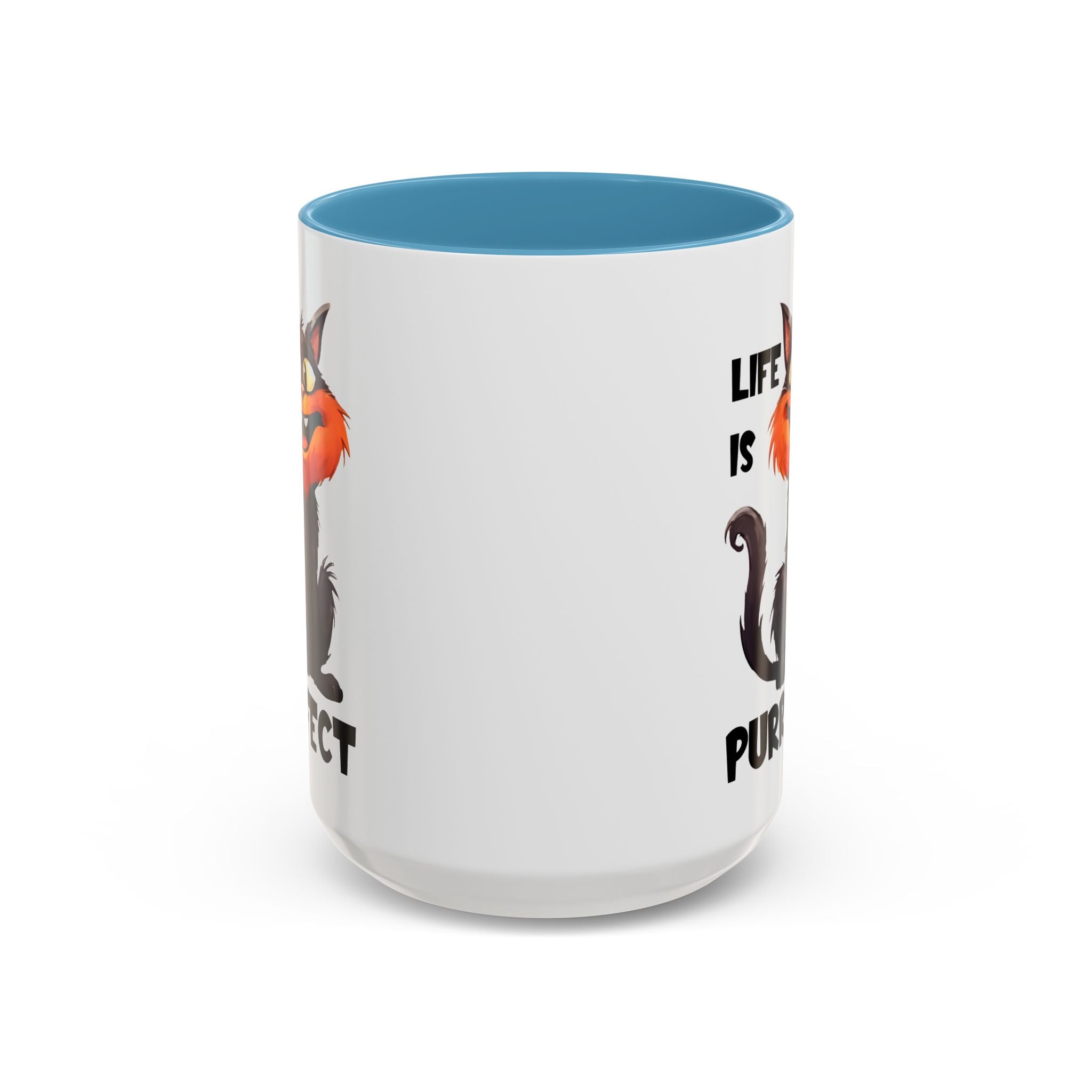 Purrfect Cat Accent Coffee Mug, Cat Lover Gift, Funny Drinkware, Cute Kitchen Accessory, Pet Owner Mug, Unique Gift Idea