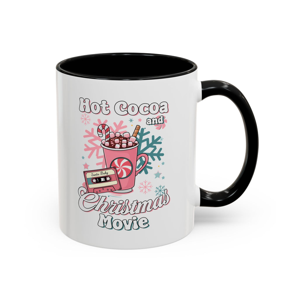 hot cocoa and christmas movie Accent Coffee Mug (11, 15oz)