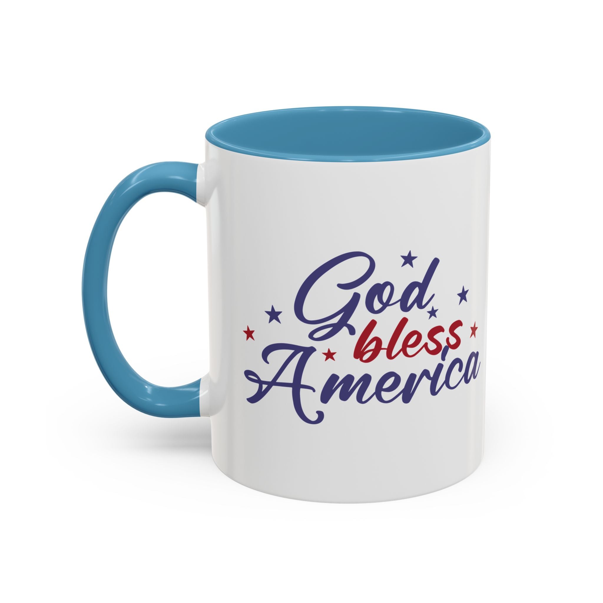 Patriotic Coffee Mug - God Bless America Design