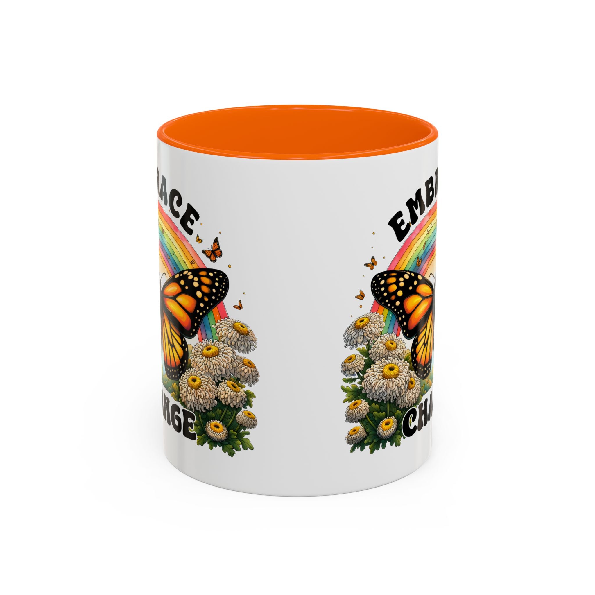 Embrace Change Butterfly Coffee Mug – Inspirational Gift for Nature Lovers
