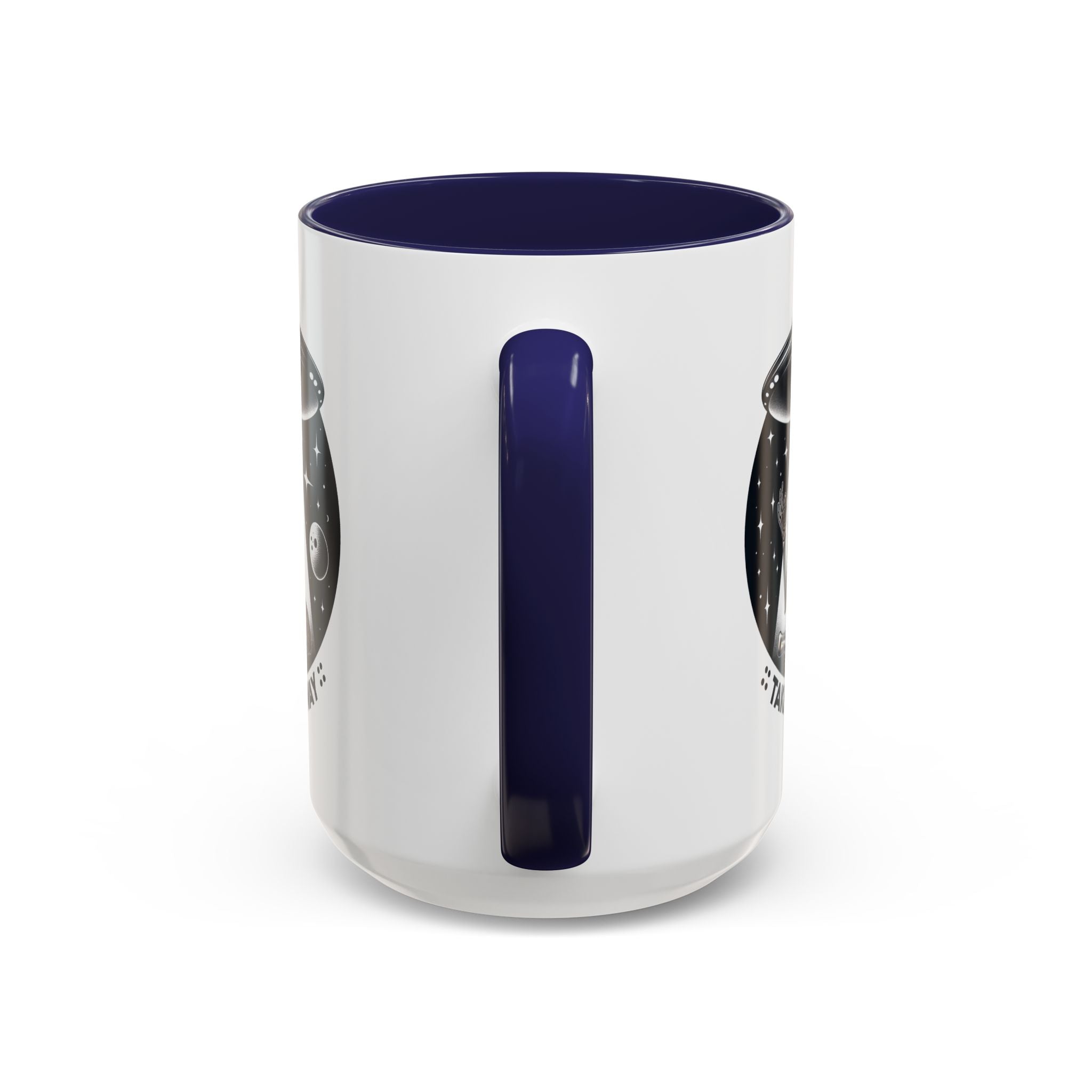 Alien-themed Coffee Mug: Take Me Away, Space Lover Gift, Skeleton Mug, Unique Drinkware for Sci-Fi Fans, Halloween Decor