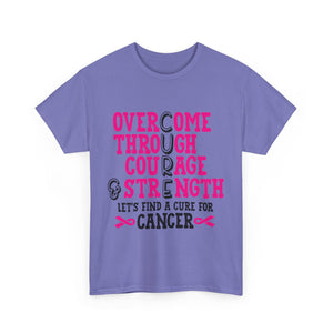 Inspirational Cancer Awareness Tee, Unisex Cotton Shirt, Supportive Tee, Gift for Survivors, Breast Cancer Awareness, Strength and [...]