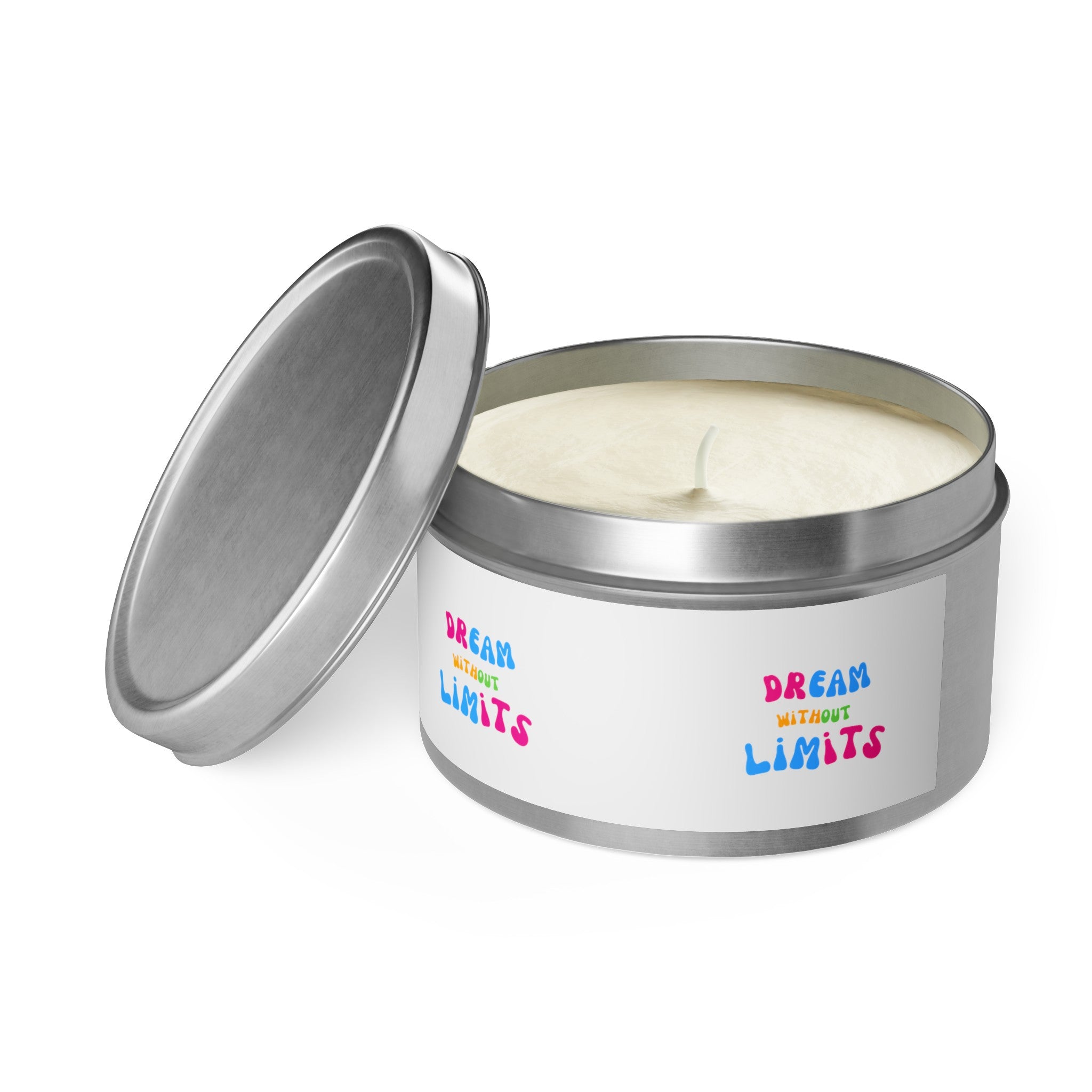 Dream without limits scented Tin Candles