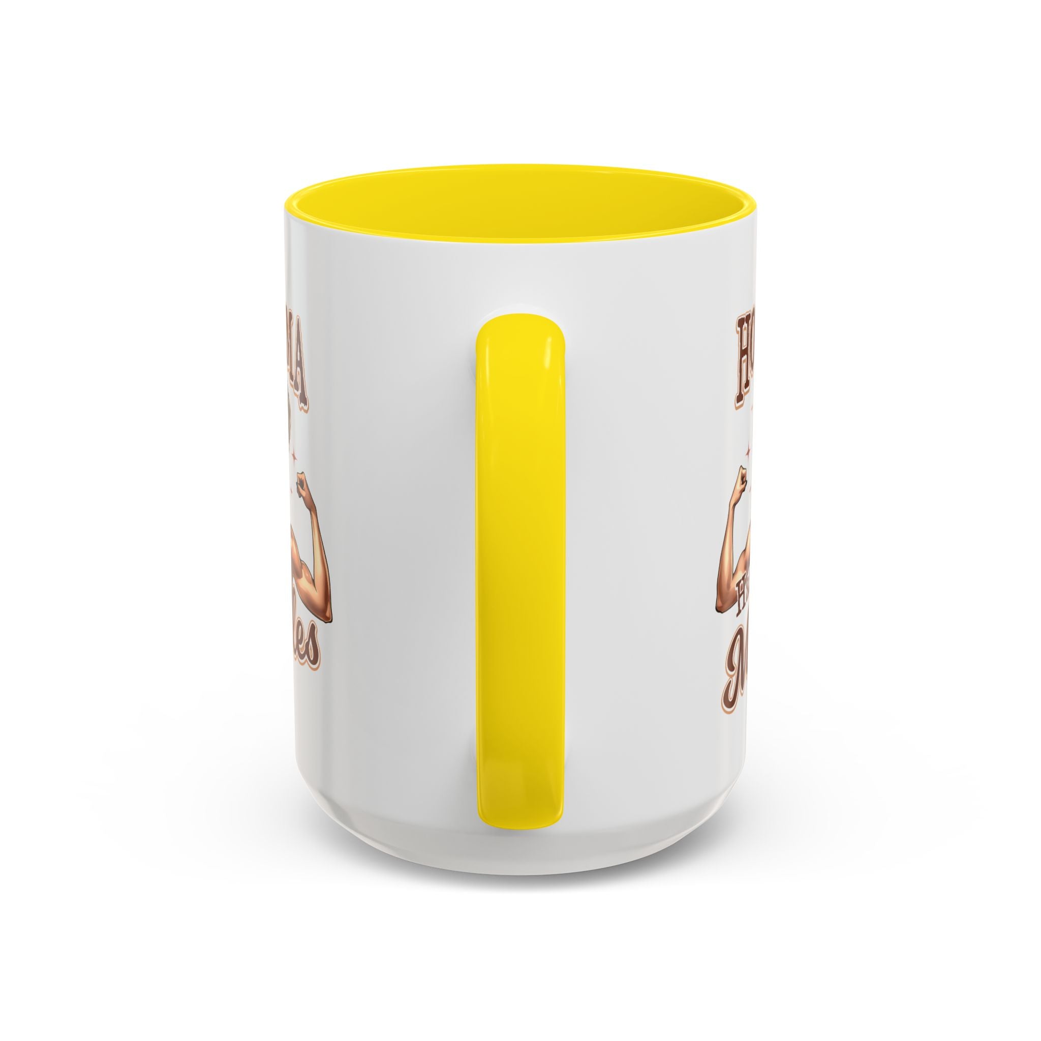 Hot Mama Has Muscles Coffee Mug - Fun & Motivational 11/15oz Accent Mug for Fitness Lovers