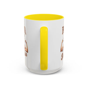 Hot Mama Has Muscles Coffee Mug - Fun & Motivational 11/15oz Accent Mug for Fitness Lovers