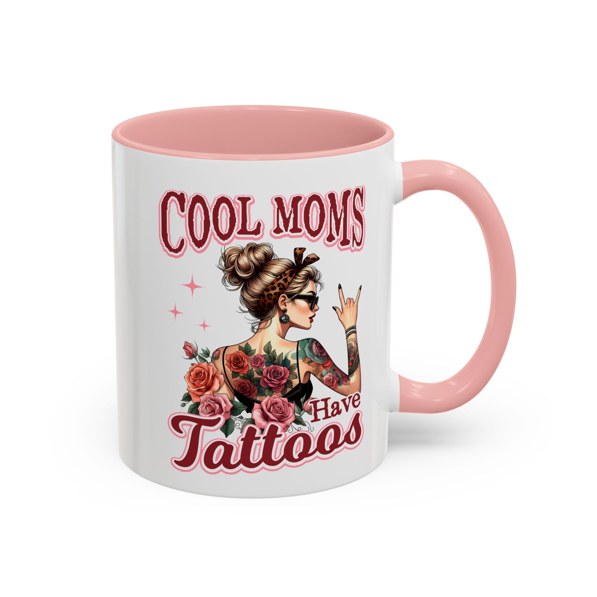 Cool Moms Have Tattoos Coffee Mug — Accent 11/15oz