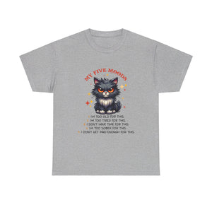 Grumpy cat five moods Unisex Heavy Cotton Tee by the x m world