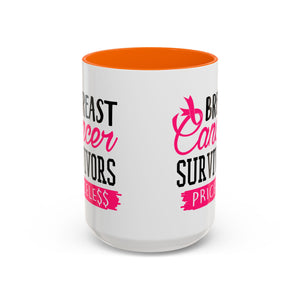 Breast Cancer Survivors Coffee Mug, Inspirational Cancer Gift, Supportive Awareness Mug, Gift for Survivors, Encouraging Morning Coffee