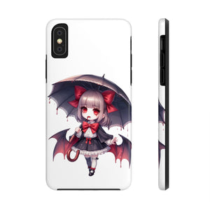 vampire girl horror art Tough Phone Cases