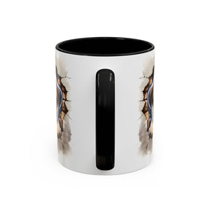 Pug In A Wall Coffee Mug - Cozy Ceramic Cup for Dog Lovers - Cute Pet Gift for Birthdays, Anniversaries, and Holidays