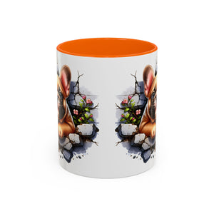 Charming Dog-Themed Coffee Mug, Perfect for Pet Lovers, Gift for Dog Owners, Cute French Bulldog Art, Ideal for Birthdays and Holidays