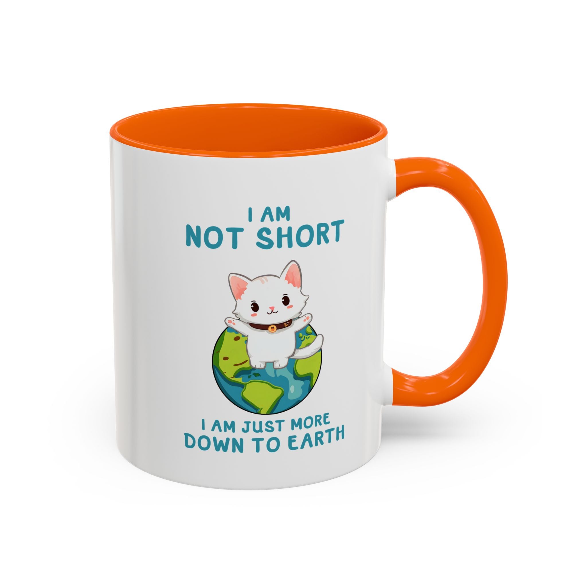 Cute Down to Earth Cat Coffee Mug - Perfect Gift for Cat Lovers